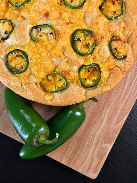 Jalapeño & Cheddar Focaccia